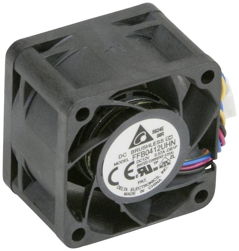 Supermicro FAN-0147L4 CPU-koellichaam met ventilator Zwart (b x h x d) 40 x 28 x 40 mm