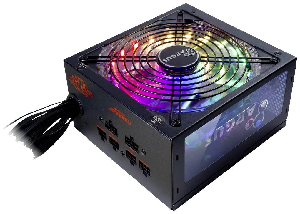 Inter-Tech Argus RGB-650W CM II PC-netvoeding 650 W ATX 80 Plus Gold