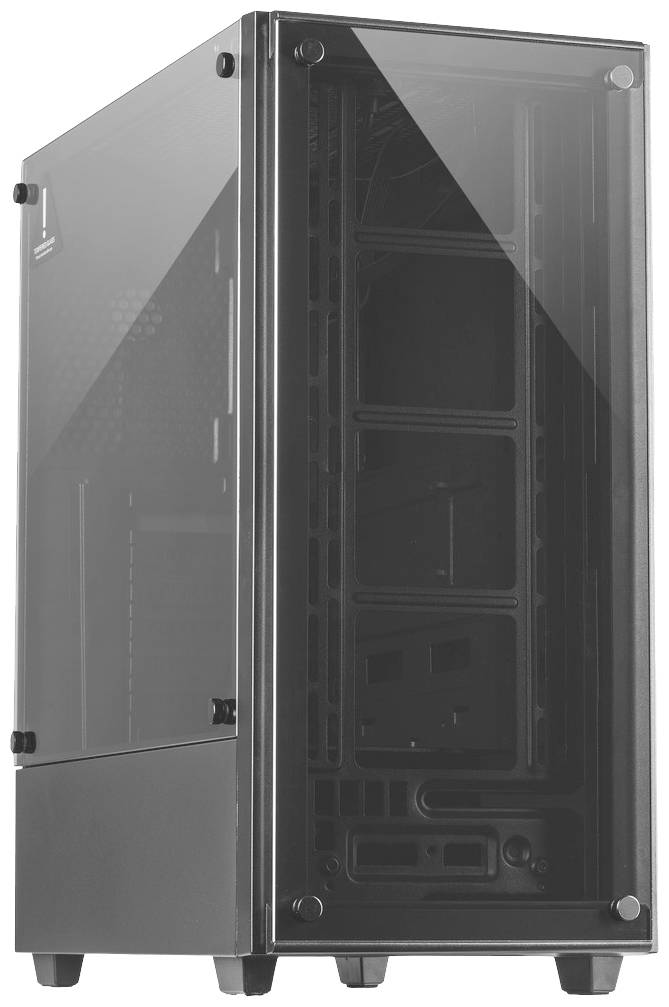 Inter-Tech Inter-Tech C-303 Mirror - Tower - ATX - Seitenteil mit Fenster (gehärtetes Glas) Full Tower PC-behuizing Zwar
