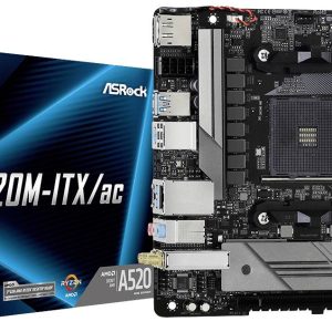 ASRock A520M-ITX/ac Moederbord Socket AMD AM4 Vormfactor Micro-ATX