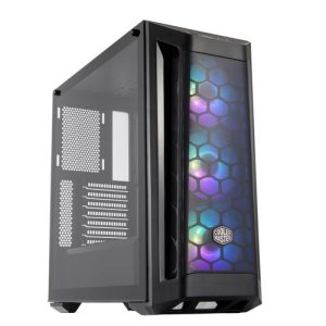 Cooler Master MB511 ARGB Midi-tower PC-behuizing Zwart 3 voorgeïnstalleerde ventilators, Stoffilter, Zijvenster, Geïnteg Cooler Master MB511 ARGB Midi-tower PC-behuizing Zwart 3 voorgeïnstalleerde ventilators, Stoffilter, Zijvenster, Geïnteg