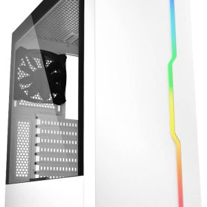 Sharkoon RGB Slider Midi-tower PC-behuizing Wit Sharkoon RGB Slider Midi-tower PC-behuizing Wit