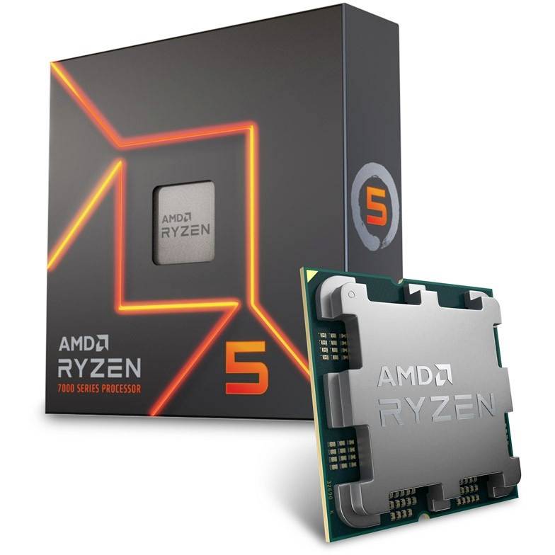 AMD Ryzen 5 7600X 6 x 4.7 GHz Hexa Core Processor (CPU) tray Socket: AMD AM5