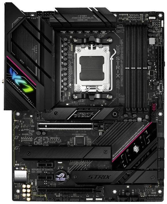 Asus ROG STRIX B650E-F GAMING WIFI Moederbord Socket AMD AM5 Vormfactor ATX Moederbord chipset AMD® B650