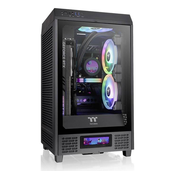 Thermaltake The Tower 200 Mini-tower PC-behuizing Zwart