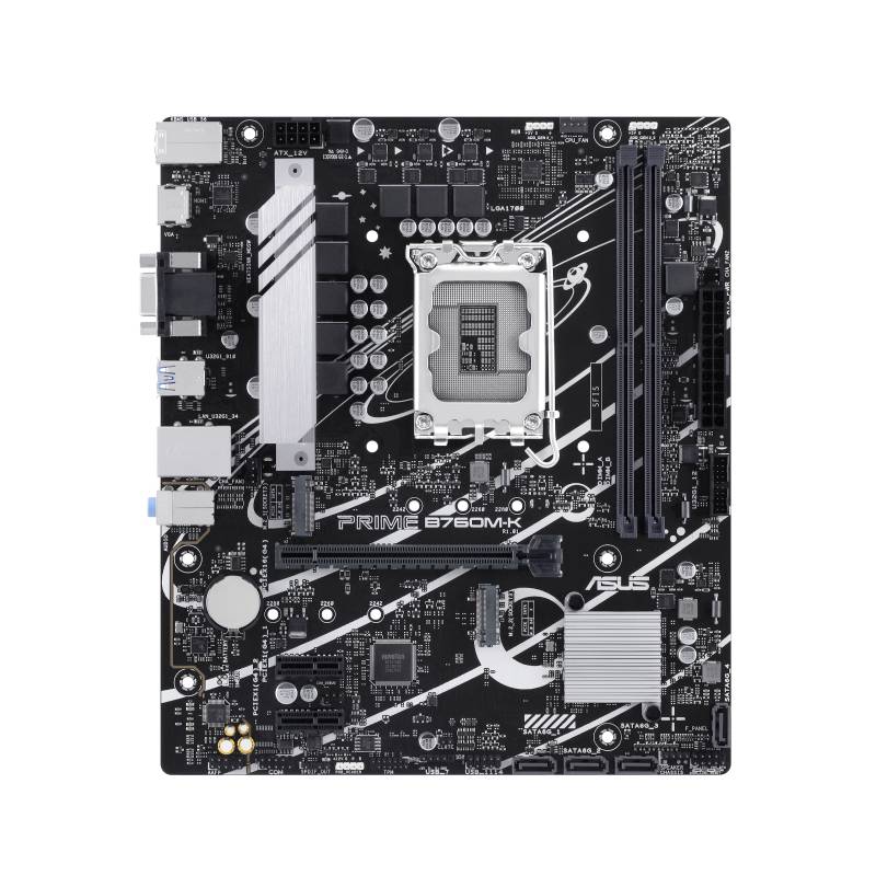 Asus PRIME B760M-K Moederbord Socket Intel LGA 1700 Vormfactor Micro-ATX Moederbord chipset Intel® B760