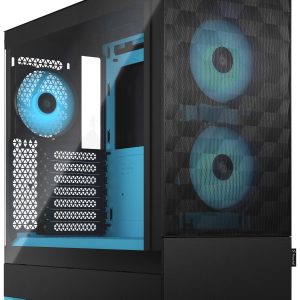 Fractal Design Pop Air Tower PC-behuizing Zwart, Cyaan Fractal Design Pop Air Tower PC-behuizing Zwart, Cyaan