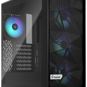 Fractal Design Meshify 2 Compact RGB PC-behuizing Zwart Fractal Design Meshify 2 Compact RGB PC-behuizing Zwart