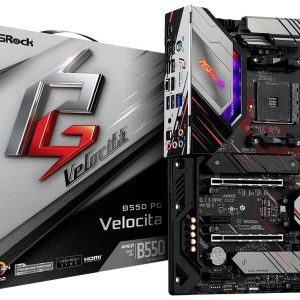 ASRock B550 PG Velocita Moederbord Socket AMD AM4 Vormfactor ATX Moederbord chipset AMD® B550