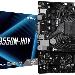 ASRock B550M-HDV Moederbord Socket AMD AM4 Vormfactor Micro-ATX Moederbord chipset AMD® B550