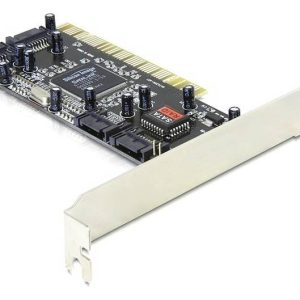 Delock Controller SATA, 4 port w/ Raid SATA-controller PCI Geschikt voor RAID Delock Controller SATA, 4 port w/ Raid SATA-controller PCI Geschikt voor RAID