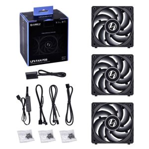 Lian Li UNI FAN P28 PC-ventilator Zwart (b x h x d) 120 x 120 x 28 mm Lian Li UNI FAN P28 PC-ventilator Zwart (b x h x d) 120 x 120 x 28 mm