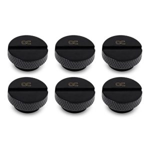 Alphacool Eiszapfen Verschlussschraube G1/4, schwarz Waterkoelingfitting Alphacool Eiszapfen Verschlussschraube G1/4, schwarz Waterkoelingfitting
