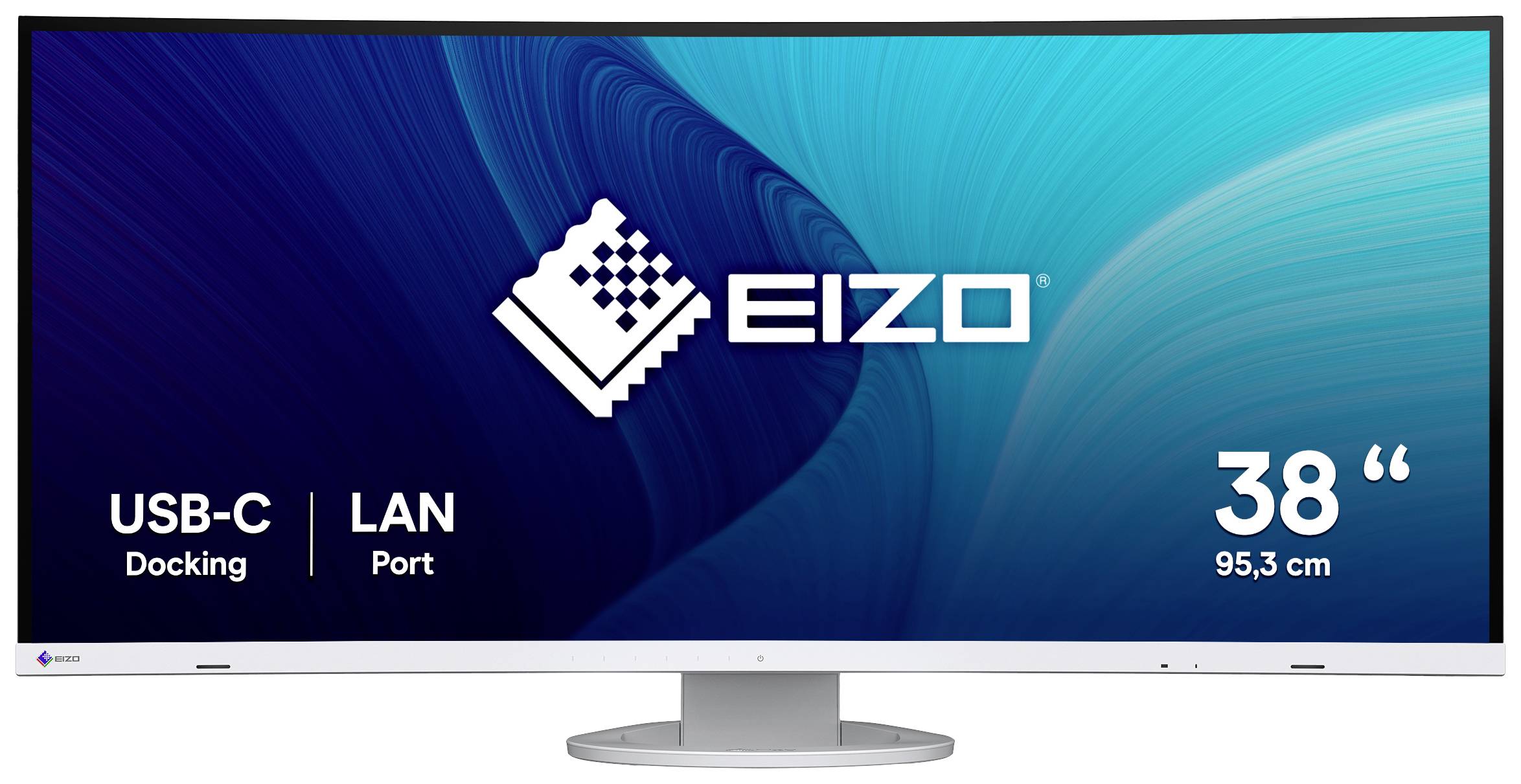 EIZO EV3895-WT LED-monitor Energielabel E (A - G) 95.3 cm (37.5 inch) 3840 x 1600 Pixel 24:10 5 ms DisplayPort, HDMI, US