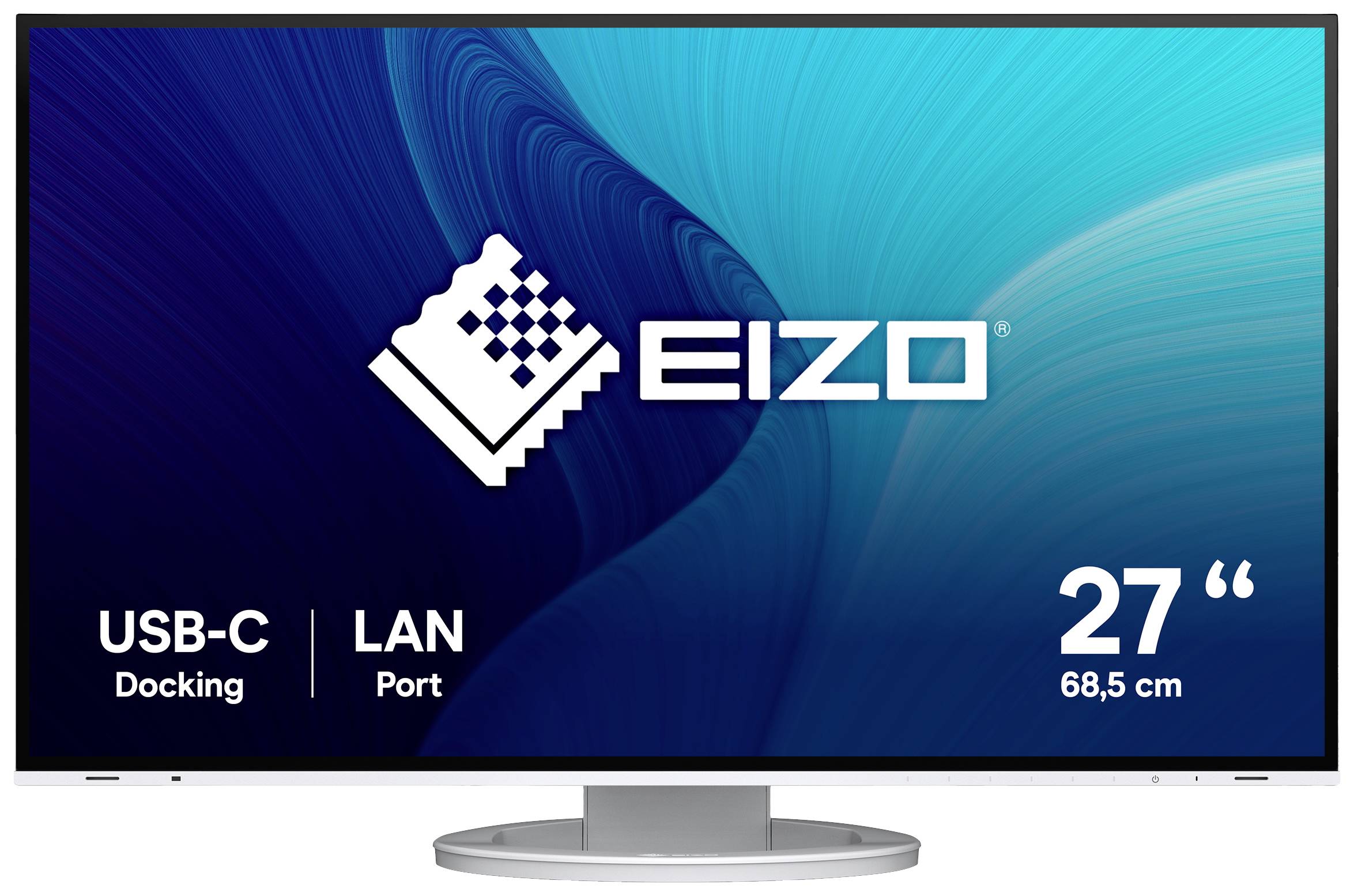 EIZO EV2795-WT LED-monitor Energielabel D (A - G) 68.6 cm (27 inch) 2560 x 1440 Pixel 16:9 5 ms HDMI, DisplayPort, USB-C
