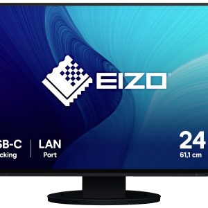 EIZO EV2495-BK LED-monitor Energielabel C (A – G) 61.2 cm (24.1 inch) 1920 x 1200 Pixel 16:10 5 ms HDMI, DisplayPort, US EIZO EV2495-BK LED-monitor Energielabel C (A – G) 61.2 cm (24.1 inch) 1920 x 1200 Pixel 16:10 5 ms HDMI, DisplayPort, US