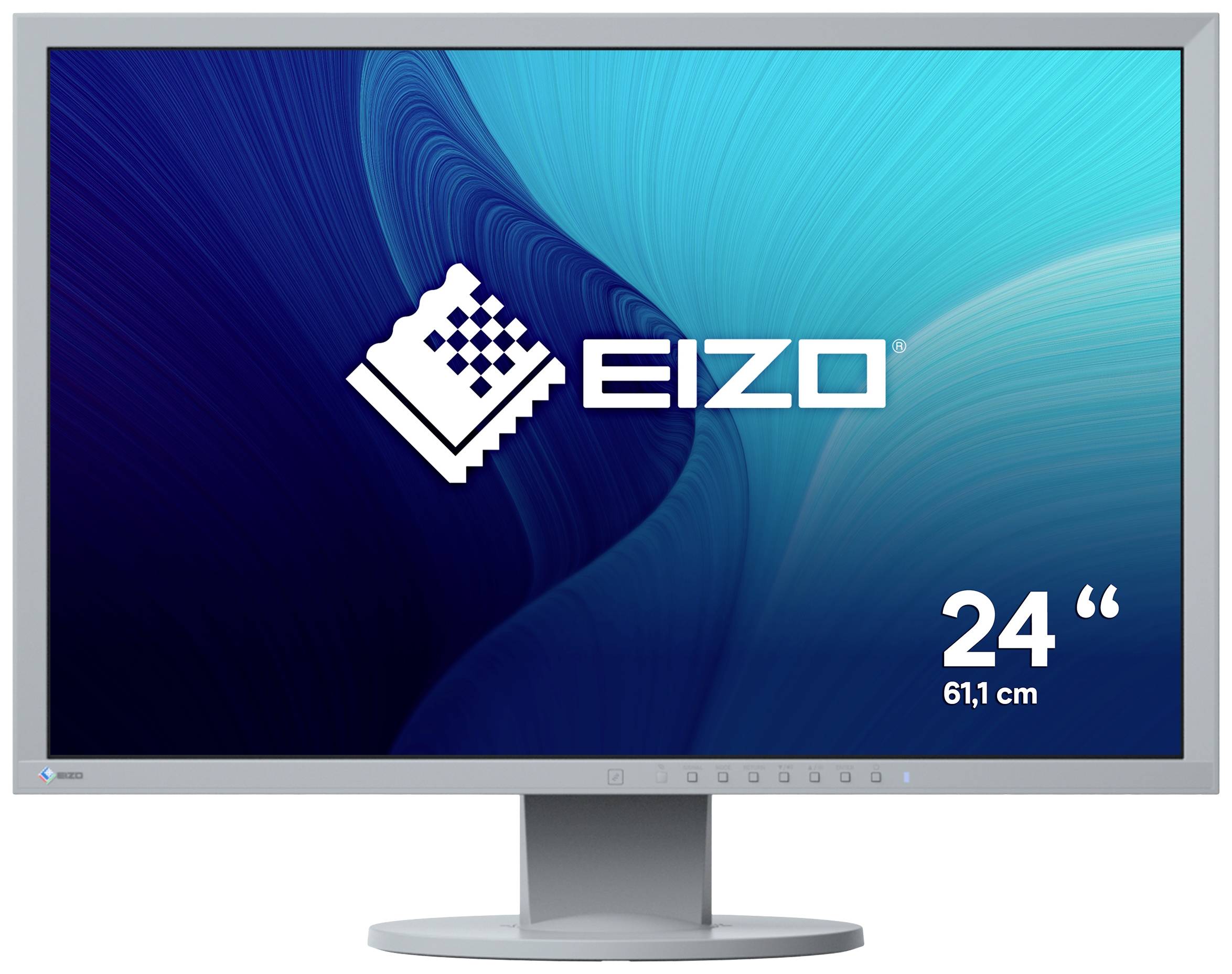 EIZO EV2430-GY LED-monitor Energielabel E (A - G) 61.2 cm (24.1 inch) 1920 x 1200 Pixel 16:10 14 ms VGA, DVI, DisplayPor