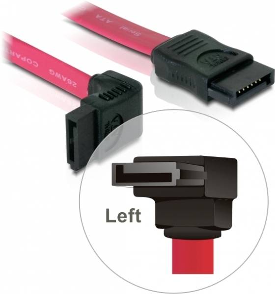 Delock HDD Aansluitkabel 0.22 m Rood