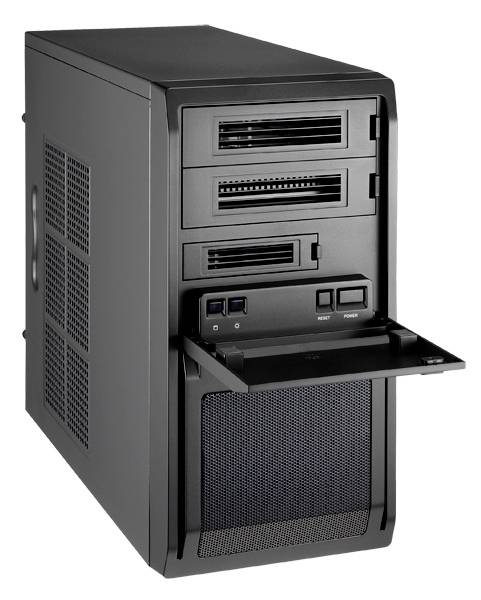 Chieftec LT-01B-OP Mini-tower PC-behuizing Zwart