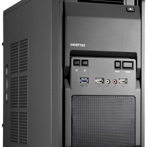 Chieftec LT-01B-350GPB Mini-tower PC-behuizing Zwart