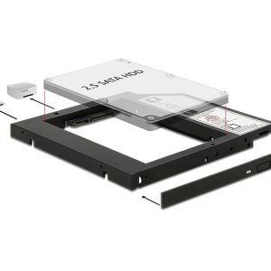 Delock 62669 5.25 inch HDD-inbouwframe voor 2.5 inch
