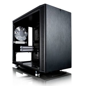 Fractal Design Define Nano S Mini-tower PC-behuizing Zwart 2 voorgeïnstalleerde ventilators Fractal Design Define Nano S Mini-tower PC-behuizing Zwart 2 voorgeïnstalleerde ventilators