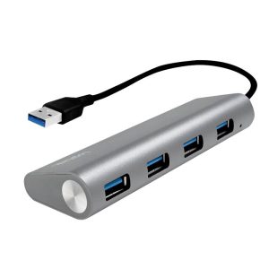 LogiLink UA0307 UA0307 USB-hub 4 poorten USB-A USB 3.0 5 GBit/s Aluminium LogiLink UA0307 UA0307 USB-hub 4 poorten USB-A USB 3.0 5 GBit/s Aluminium