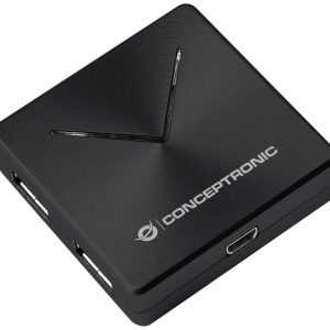 Conceptronic 110514507 HUBBIES02B-V1 USB-hub 4 poorten USB-A USB 3.1 Gen1 5 GBit/s Zwart Conceptronic 110514507 HUBBIES02B-V1 USB-hub 4 poorten USB-A USB 3.1 Gen1 5 GBit/s Zwart