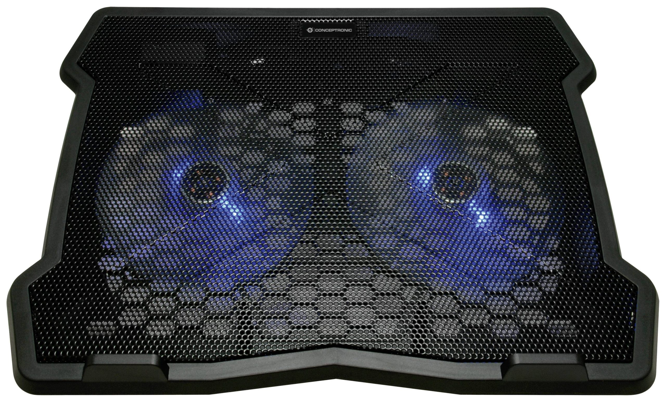 Conceptronic Conceptronic Thana - Notebook-Kühlpad - mit 2 Ventilatoren - 39.6 cm (15.6"") Cooling-pad voor laptop In ho