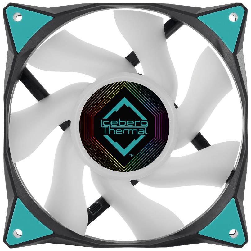 Iceberg Thermal IceGALE ARGB PC-ventilator Zwart