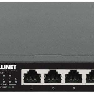 Intellinet 5-Port 2,5G Ethernet PoE+ Switch 4xPSE PoE+ Ports 55 W PoE-Leistungsbudget Netwerk switch IEEE 802.3af (15.4 Intellinet 5-Port 2,5G Ethernet PoE+ Switch 4xPSE PoE+ Ports 55 W PoE-Leistungsbudget Netwerk switch IEEE 802.3af (15.4