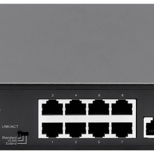 Intellinet 8-Port Gigabit Ethernet PoE+ Switch mit 2 RJ45 Gigabit Uplink-Ports 120W Netwerk switch 10 / 100 / 1000 MBit/ Intellinet 8-Port Gigabit Ethernet PoE+ Switch mit 2 RJ45 Gigabit Uplink-Ports 120W Netwerk switch 10 / 100 / 1000 MBit/