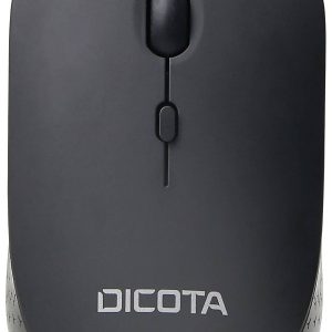 Dicota SILENT V2 Muis Draadloos Optisch Zwart 3 Toetsen 800 dpi, 1200 dpi, 1600 dpi