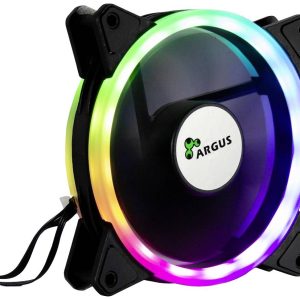 Inter-Tech Argus RS41 PC-ventilator Zwart (b x h x d) 120 x 120 x 25 mm Incl. LED-verlichting Inter-Tech Argus RS41 PC-ventilator Zwart (b x h x d) 120 x 120 x 25 mm Incl. LED-verlichting