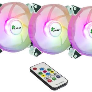 Inter-Tech Argus RS06 PC-ventilator Grijs (b x h x d) 120 x 120 x 25 mm Incl. LED-verlichting, Incl. afstandsbediening Inter-Tech Argus RS06 PC-ventilator Grijs (b x h x d) 120 x 120 x 25 mm Incl. LED-verlichting, Incl. afstandsbediening