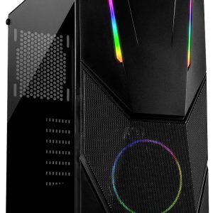 Inter-Tech IT-3303 Hornet Midi – RGB Midi-tower Gaming-behuizing Zwart Inter-Tech IT-3303 Hornet Midi – RGB Midi-tower Gaming-behuizing Zwart