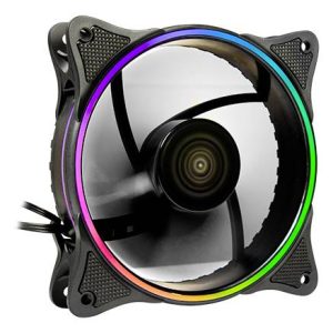Inter-Tech FX-908B RGB PC-ventilator Zwart Incl. LED-verlichting Inter-Tech FX-908B RGB PC-ventilator Zwart Incl. LED-verlichting