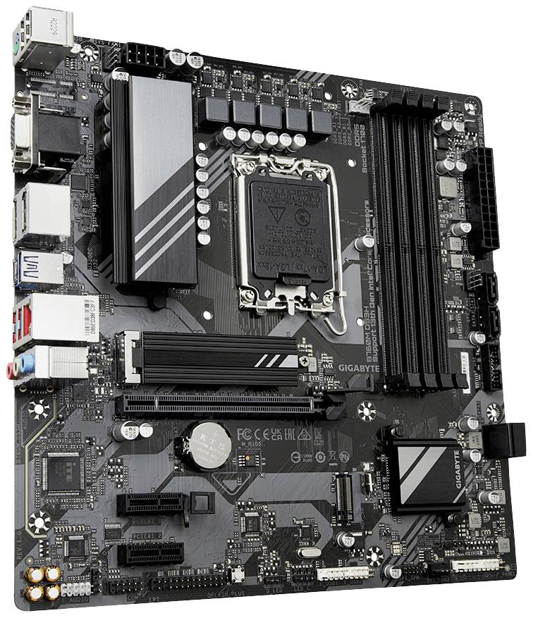 Gigabyte B760M DS3H Moederbord Socket Intel LGA 1700 Vormfactor Micro-ATX Moederbord chipset Intel® B760