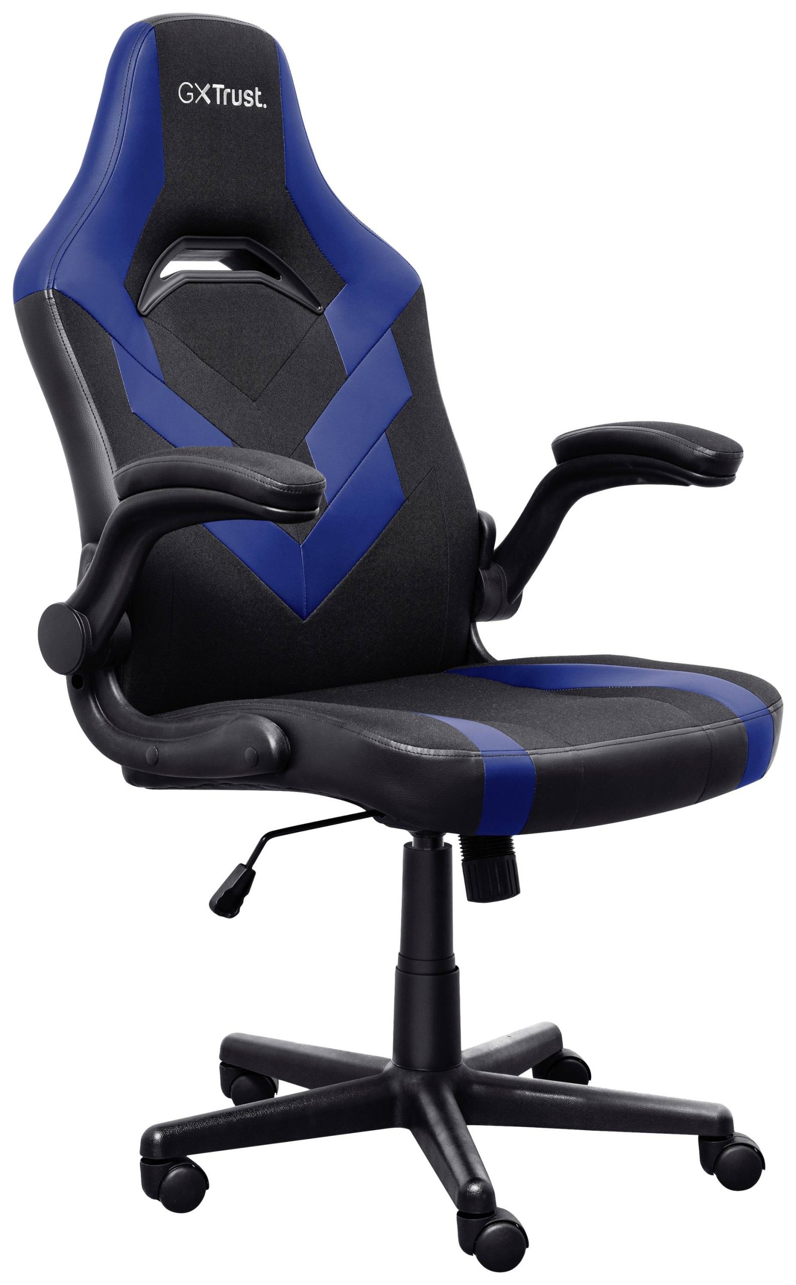 Trust GXT 703B Riye Gaming stoel Zwart/blauw