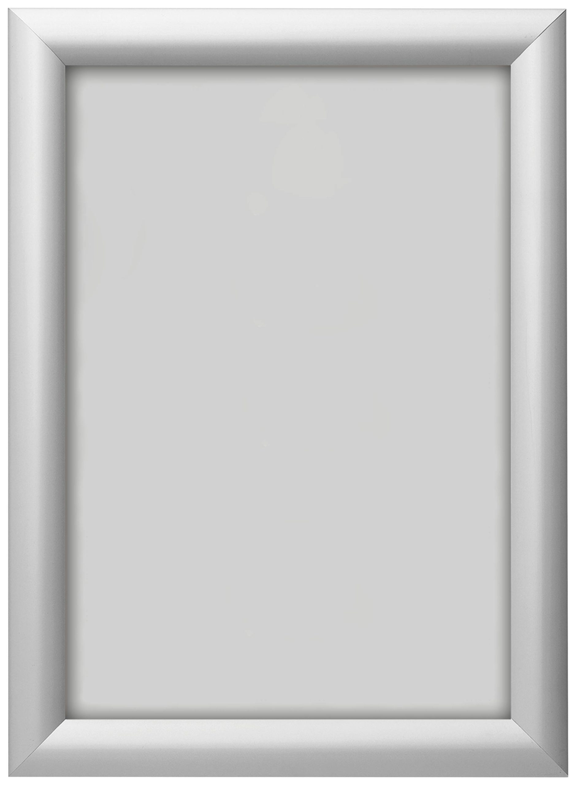 Deflecto SFA0S Folderhouder (wandmodel) Zilver DIN A0 1 stuk(s) Aantal vakken: 1 (b x h x d) 871 x 1218 x 12 mm