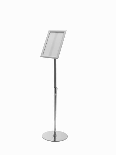 Deflecto SFA4SFS Informatiezuil met aluminium klikframe Zilver DIN A4 1 stuk(s) (l x b x h) 780 x 330 x 1210 mm