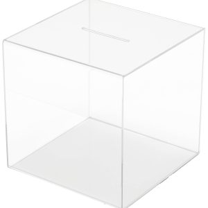 Deflecto Actiebox met gleuf Glas (helder) (b x h x d) 30.3 x 30.3 x 30.3 cm 1 stuk(s) Deflecto Actiebox met gleuf Glas (helder) (b x h x d) 30.3 x 30.3 x 30.3 cm 1 stuk(s)