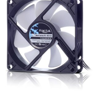 Fractal Design Silent Series R3 80 mm PC-ventilator Zwart, Wit (b x h x d) 80 x 25 x 80 mm Fractal Design Silent Series R3 80 mm PC-ventilator Zwart, Wit (b x h x d) 80 x 25 x 80 mm