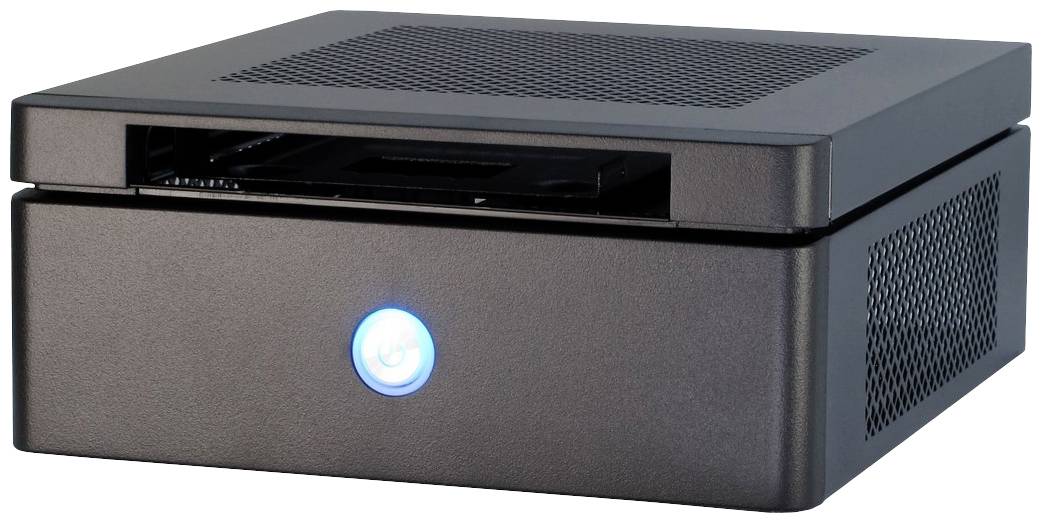 Inter-Tech ITX-603 Mini-tower PC-behuizing Zwart Met ventilatiesleuven