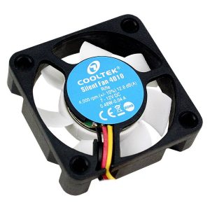 Cooltek Silent Fan 4010 PC-ventilator Zwart, Wit (b x h x d) 40 x 10 x 40 mm Cooltek Silent Fan 4010 PC-ventilator Zwart, Wit (b x h x d) 40 x 10 x 40 mm