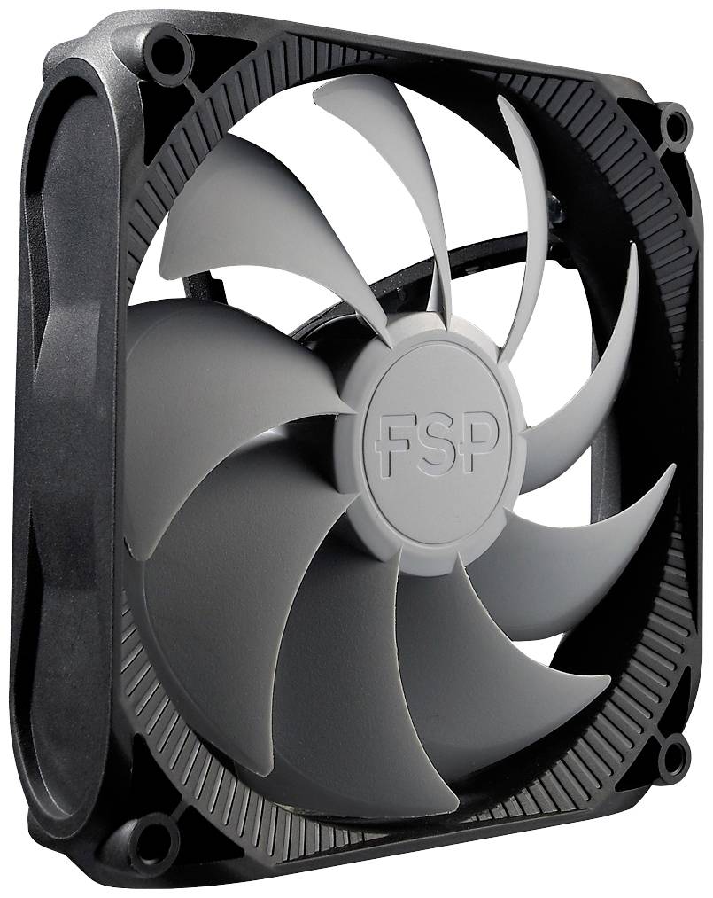 FSP Fortron CF14F11 LED PC-ventilator (b x h x d) 140 x 25 x 140 mm Incl. LED-verlichting