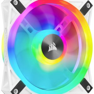 Corsair iCUE QL120 PC-ventilator Wit (b x d) 120 mm x 25 mm Corsair iCUE QL120 PC-ventilator Wit (b x d) 120 mm x 25 mm