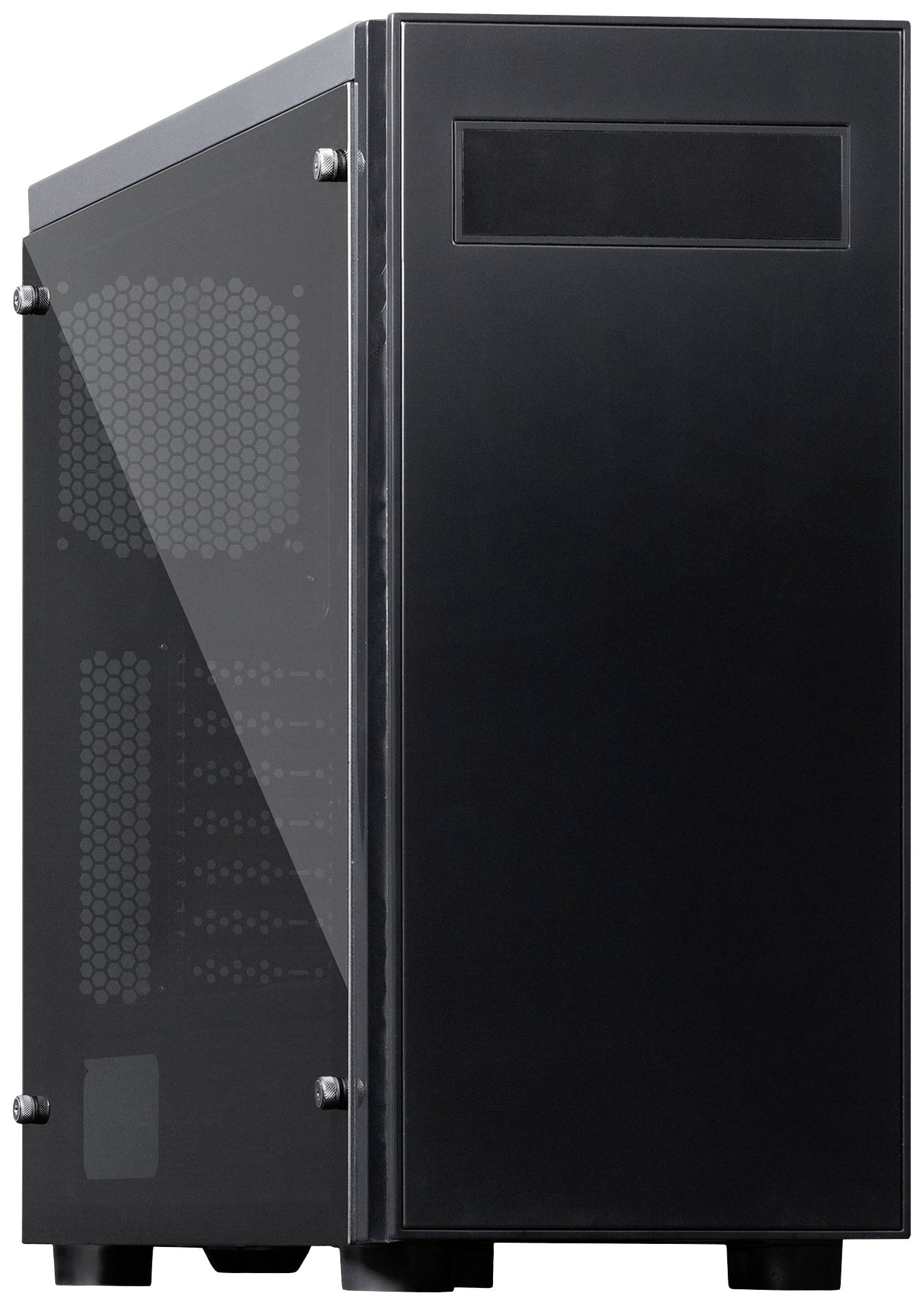 Chieftec AL-02B-TG-OP Tower PC-behuizing Zwart