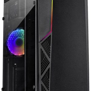 Inter-Tech B-02 RGB Tower PC-behuizing Zwart Inter-Tech B-02 RGB Tower PC-behuizing Zwart