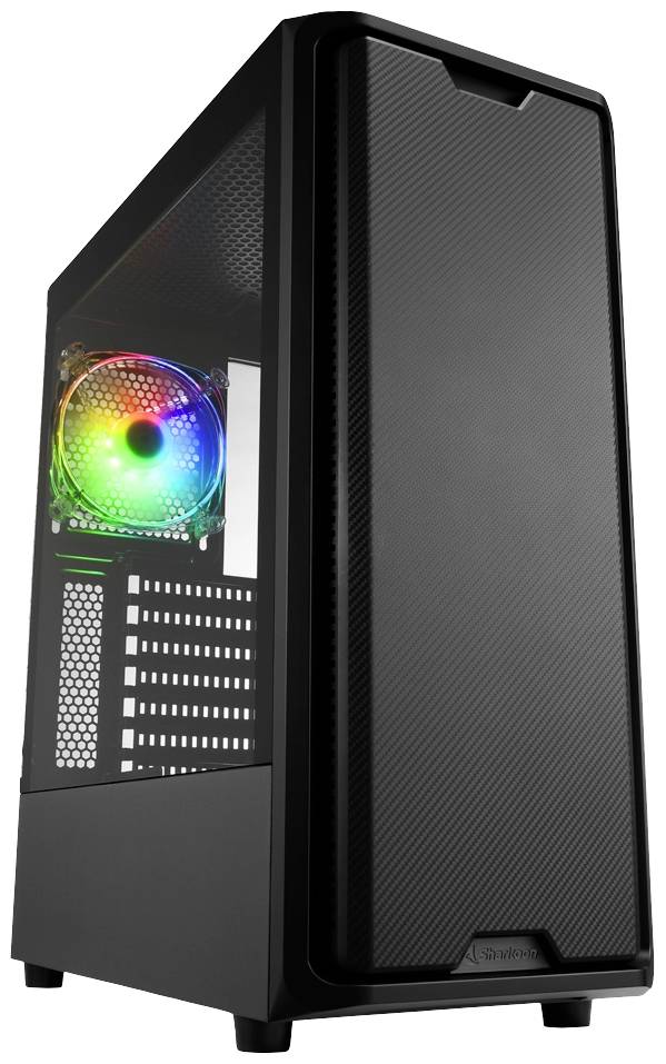 Sharkoon SK3 RGB Midi-tower PC-behuizing Zwart